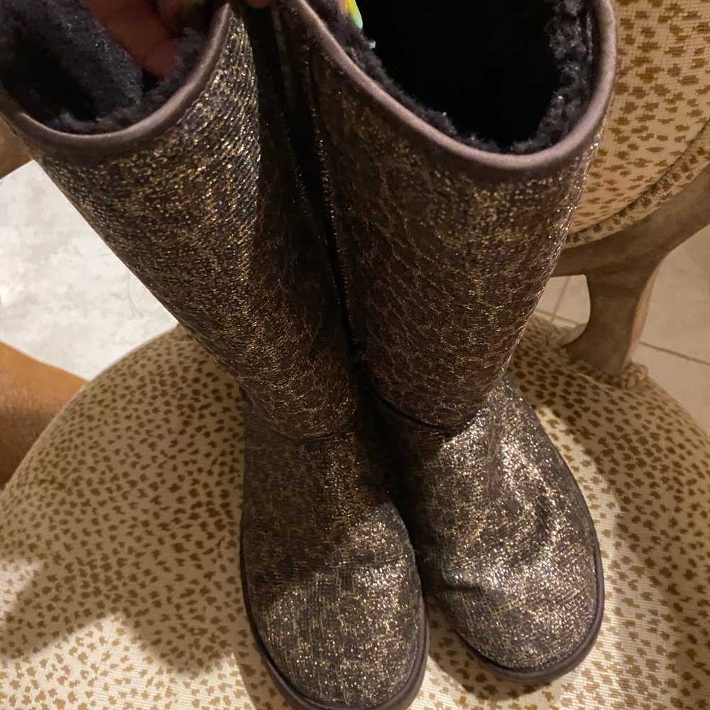 Ugg Australia sparkle brown boots 9